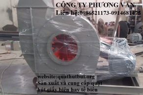 Quạt hút giấy biên trong nghành bao bì